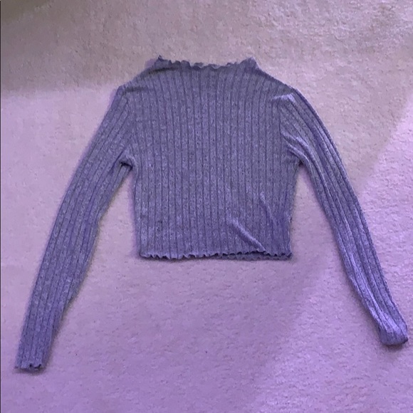 grey cropped sweater - Picture 1 of 2